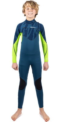 2025 Gul Junior Response Echo 3/2mm Chest Zip Neopreno RE1329/C2 - Navy / Sulphur