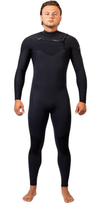 2026 Gul Hombres Viper 3/2mm Yamamoto Chest Zip Neopreno VR1223 - Black