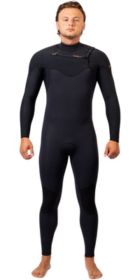 2026 Gul Hombres Viper 5/4mm Yamamoto Chest Zip Neopreno VR1224 - Black