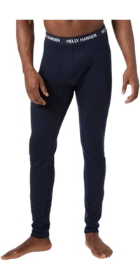 2025 Helly Hansen Hombres Lifa Pantalón Merino Midweight 49366 - Navy