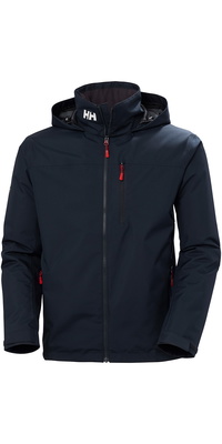 2026 Helly Hansen Hombres Crew Chaqueta Náutica De Capa Intermedia Con Capucha 2.0 34442 - Navy