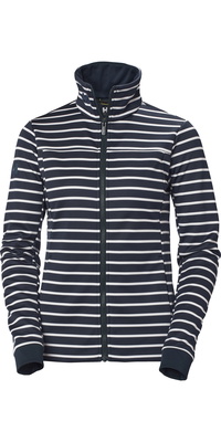 Helly Hansen Mujer Crew Fleece 2025 Chaqueta 30357 - Navy Stripe