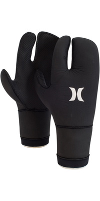 2025 Hurley Advantage Plus 5mm Guantes De 3 Dedos CI7318 - Black