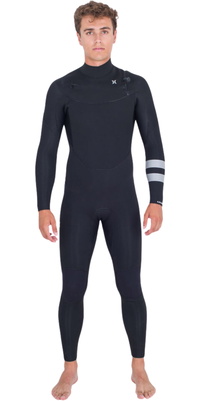 2025 Hurley Hombres Advant 5/3mm Chest Zip Neopreno MFS0013533 - Black