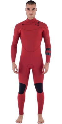 2025 Hurley Hombres Air 4/3mm Chest Zip Neopreno MFS0013413 - American Beauty
