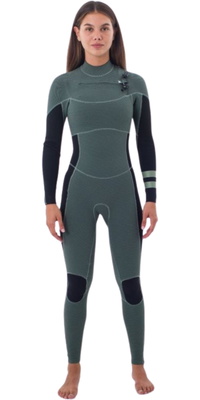 Hurley Mujer Plus 4/3mm Chest Zip Neopreno WFS0012403 - Black Petina
