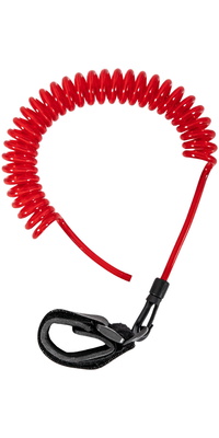 2025 Jobe SUP Paddle Leash Coil 480021003 - Rojo / Negro
