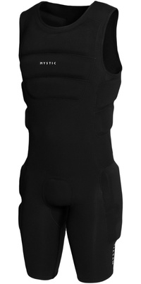 2026 Mystic Hombres Surf Impact Short John Suit 35005.240212 - Black
