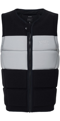 2026 Mystic Pavo Real Front Zip Chaleco Impacto Estela 35005.240227 - Black / White