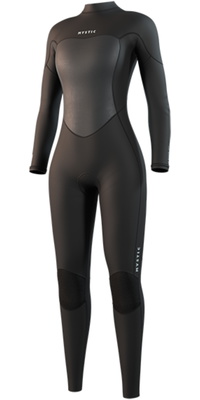 2026 Mystic Mujer Brand 3/2mm Back Zip Flatlock Neopreno 35000.250060 - Black