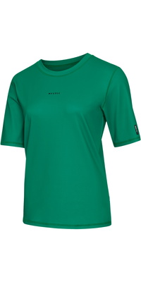 Mystic Womens Solstice Short Sleeve Rash Vest 35001.240172 - Green