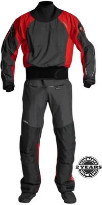 2026 Nookie Traje Seco De Látex Fusion DR51 - Black / Rojo