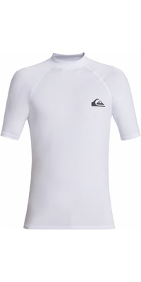 2026 Quiksilver Hombres Everyday UV50 Chaleco De Lycra De Manga Corta AQYWR03130 - White