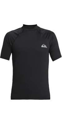 2026 Quiksilver Hombres Everyday UV50 Chaleco De Lycra De Manga Corta AQYWR03130 - Black