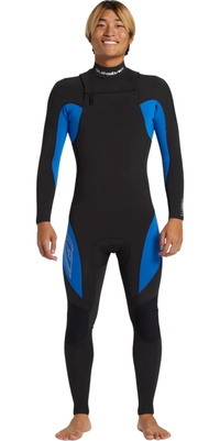 2026 Quiksilver Hombres Mercury 4/3mm Chest Zip Neopreno AQYW103116 - Olympian Blue