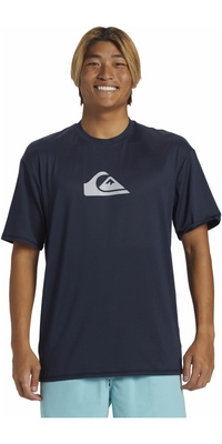 2026 Quiksilver Hombres Everyday Camiseta Surf Manga Corta UPF AQYWR03135 - Dark Navy