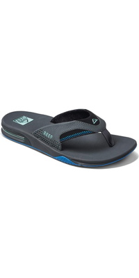 2026 Reef Mens Fanning Sandals CJ2911  - Gunmetal / Ocean