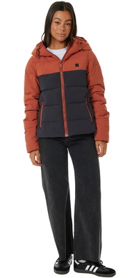 Rip Curl Womens Anti Series Contrast Jacket 02HWJA - Rust