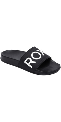 2025 Roxy Mujer Slippy Slider Sandals ARJL100679 - Black FG