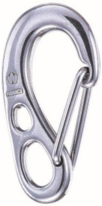 2026 Wichard HR Safety Snap Hook With Swivel WR2384 - Silver
