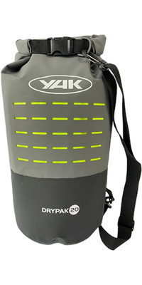 2026 Yak Drypak 20L Drybag W /  Molle System 7003333 - Grey
