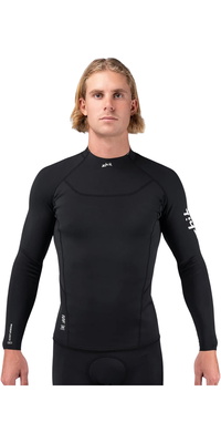 2026 Zhik Hombres Microfleece Traje De Neopreno Top DTP-0530-BLK - Black