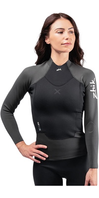 2026 Zhik Mujer Microfleece X Traje De Neopreno Top DTP-0580-BLK - Black
