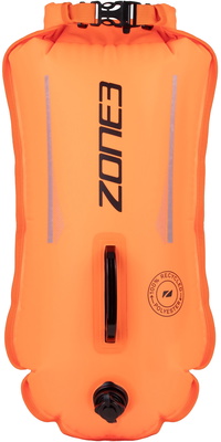 2026 Zone3 Reciclado 28L Boya De Seguridad / Dry Bolsa SA23RSBDB11 - Hi Vis Orange