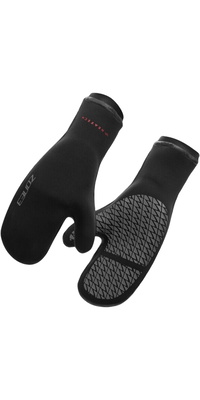 2026 ZONE3 Manoplas De Natación Térmicas Tech NA24UHTM101 - Black / Plata / Rojo