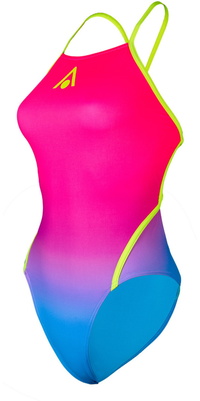 2025 Aquasphere Mujer Essential Espalda Diamante Bañador Ajustable SW4739907 - Multicolor / Yellow