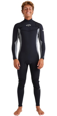 2026 Billabong Hombres Absolute Natural 3/2mm Chest Zip Neopreno 24AW191506 - Alloy