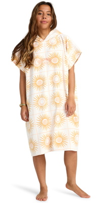 2025 Billabong Mujer Toalla Con Capucha EBJAA00132 - Salt Crystal