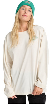 2025 Billabong Mujer Camiseta De Manga Larga Paradise Arch EBJZT00489 - Whitecap