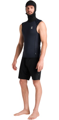 2025 C-Skins Hombres Chaleco Térmico Con Capucha Skins C-HDIMHC - Black