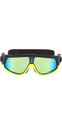 2026 HUUB Ryft Mask A2-RYFTBY - Met Black / Fluo Yel - Polarised Dk Smoke Gold Mir
