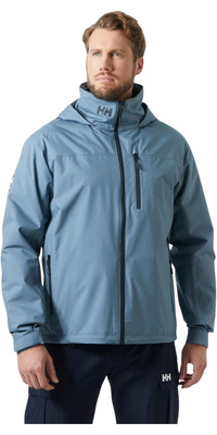2026 Helly Hansen Mens Crew Hooded Midlayer Jacket 2.0 34442 - Washed Navy