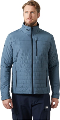 2025 Helly Hansen Hombres Crew Insulator Chaqueta 2.0 30343 - Washed Navy