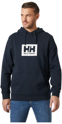 2025 Helly Hansen Hombres HH Box Sudadera Con Capucha 54526 - Navy