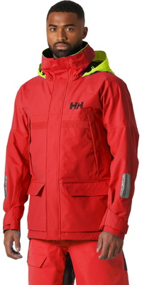 2026 Helly Hansen Hombres Pier 4.0 Chaqueta 34484 - Alert Red