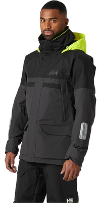 2026 Helly Hansen Hombres Pier 4.0 Chaqueta 34484 - Ebony