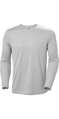 2026 Helly Hansen Hombres Tech Crew Manga Larga 2.0 49582 - Grey Fog