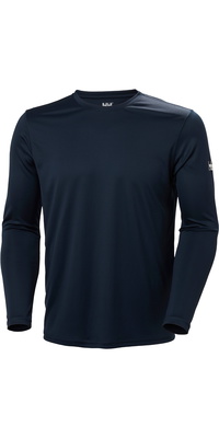 2026 Helly Hansen Hombres Tech Crew Camiseta De Manga Larga 2.0 49582 - Navy