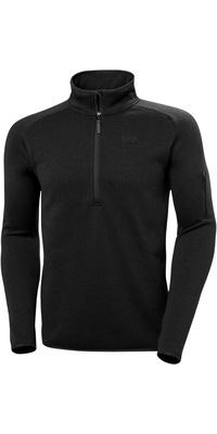 2025 Helly Hansen Hombres Varde 1/2 Zip Midlayer 2.0 49430 - Black