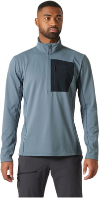 2026 Helly Hansen Hombres Versalite 1/2 Zip Fleece 49550 - Washed Navy