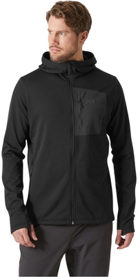 2026 Helly Hansen Hombres Versalite Chaqueta Con Capucha Fleece 49547 - Black