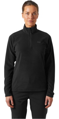 2026 Helly Hansen Mujer Daybreaker 1/2 Zip Fleece 50845 - Black