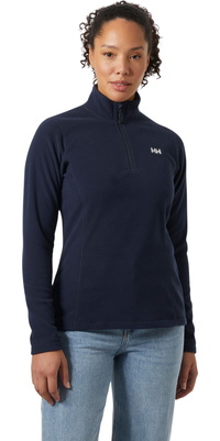 2025 Helly Hansen Mujer Daybreaker 1/2 Zip Fleece 50845 - Navy