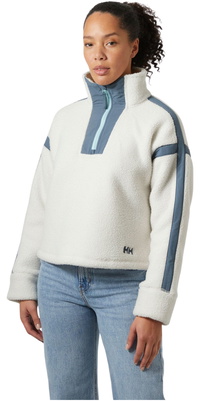2025 Helly Hansen Mujer Imperial Pile Zip Pullover 49581 - Snow