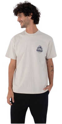 2025 Hurley Hombres Camiseta Global Fire HFA25MMTS04628 - Bone