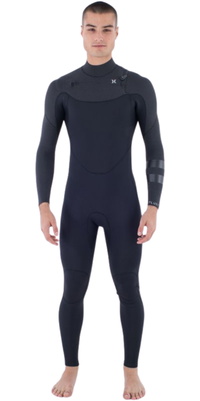 2025 Hurley Hombres Plus 5/3mm Chest Zip Neopreno MFS0012504 - Black